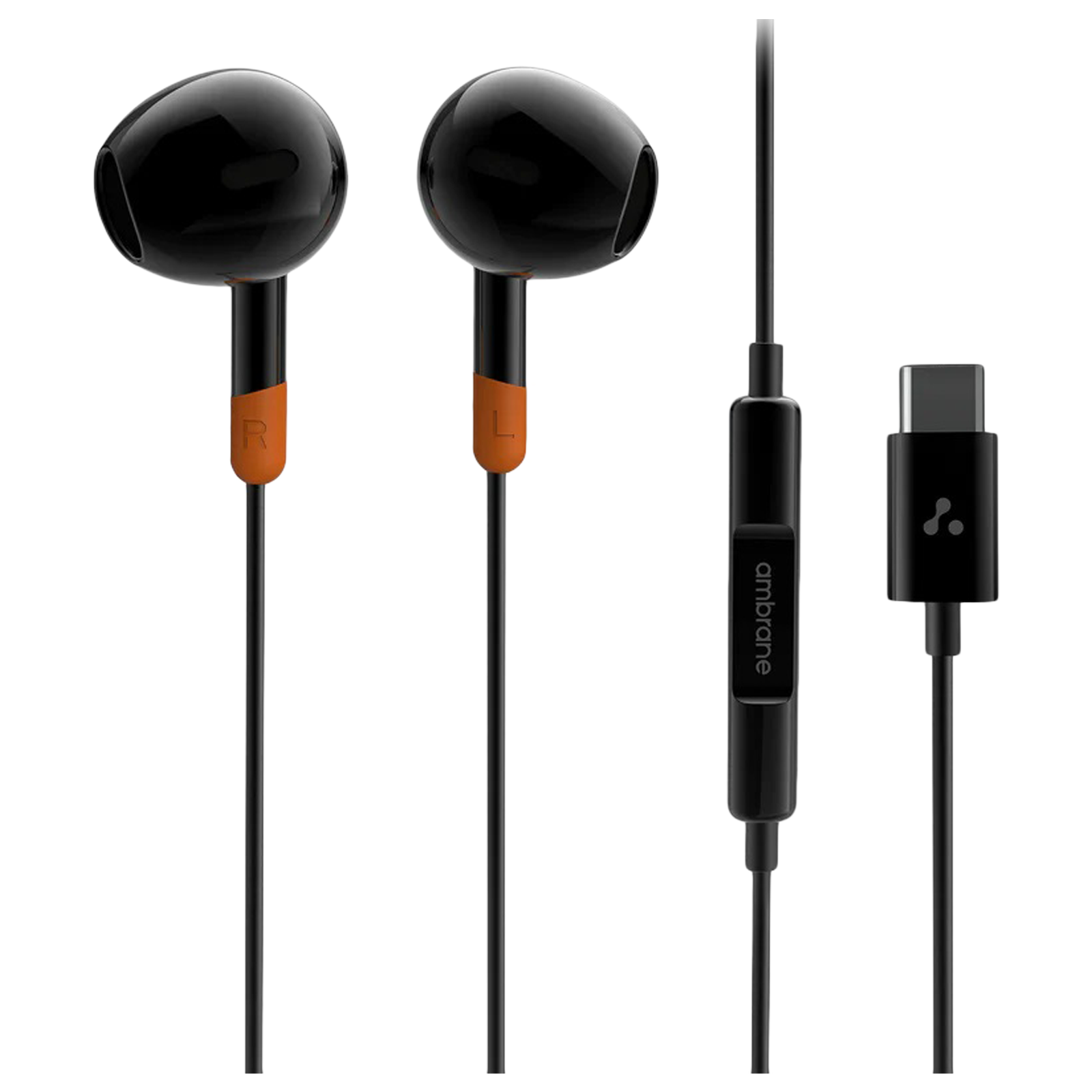 Buy ambrane Beats T02 Wired Earphone with Mic In Ear Black